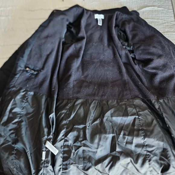 LOFT Long Puffer Coat Cinched Waste | Size Petite S - Picture 8 of 8